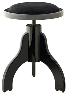 PS35BKMVBK Black Pianostool Black Velvet