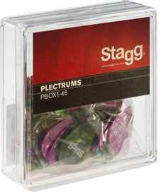 PBOX1-46 BOX OF 100PCS PLECTRA, 0.46MM