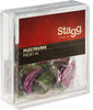 PBOX1-46 BOX OF 100PCS PLECTRA, 0.46MM