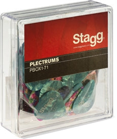 PBOX1-71 BOX OF 100PCS PLECTRA, 0.71MM