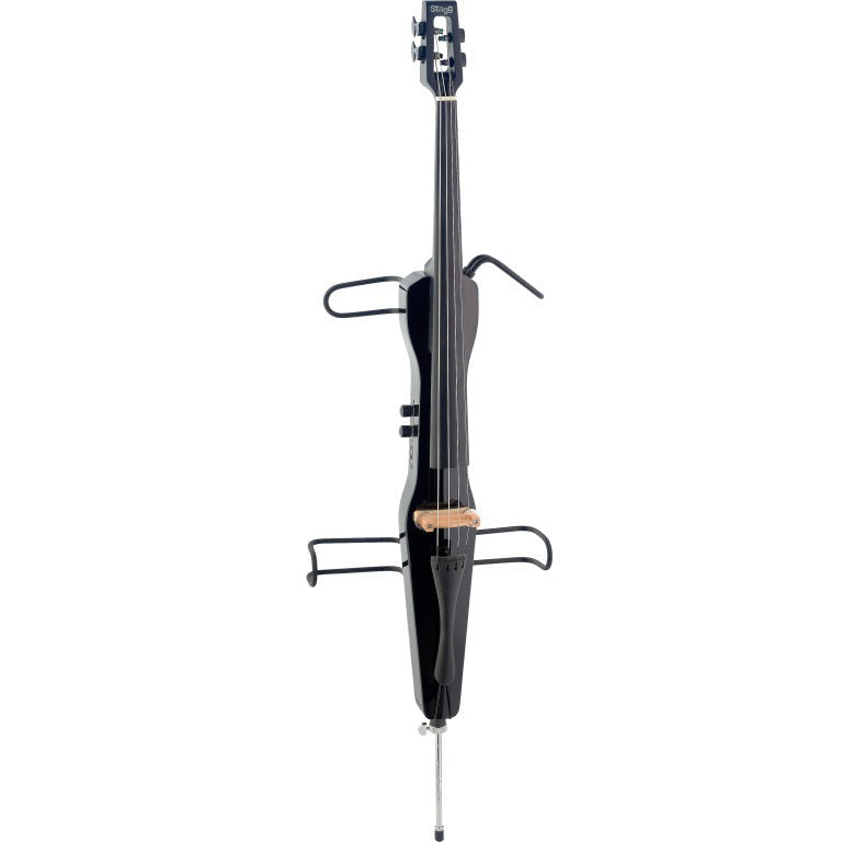 ECL 4/4 BK Cello/Carrying bag/Bow Black