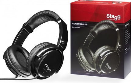 SHP-5000H Deluxe Stereo Headphones w Cirumaural ear pads