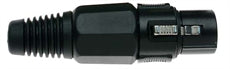 925BKH Female Xlr Pro Plug-Metal Blck