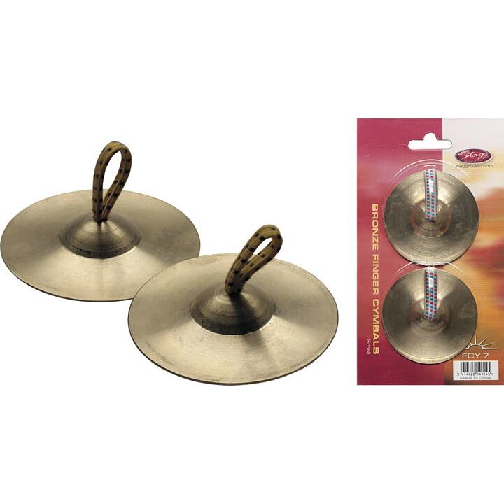 FCY-7 Finger Cymbals Bronze 1Pr Sm.