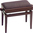 PB55MHPVBR Mahogany Pianobench Brown Velv U