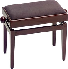 PB55MHPVBR Mahogany Pianobench Brown Velv U