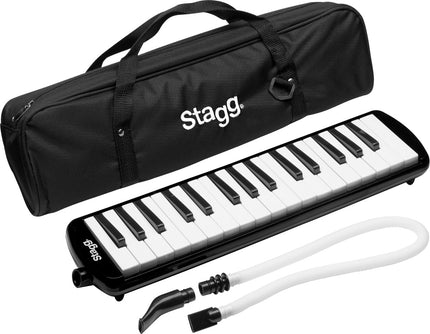 MELOSTA32BK Melodica 32 keys Plastic incl softcase Black