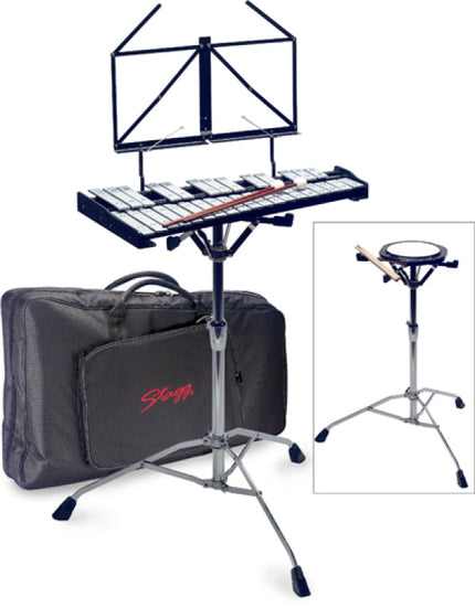 BELL-SET32 Metallophone+Practrice Pad+STN