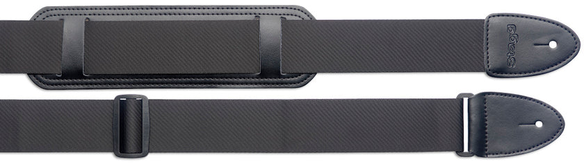 SN5SHPBLK Nylon Gt Strap+Shld Pad/Black