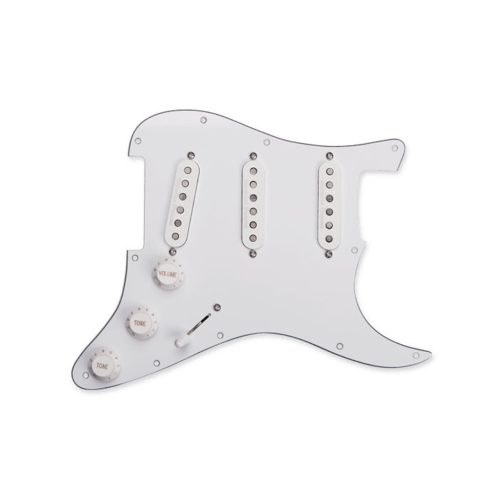 Pickguard California 50s set SSL White Assy