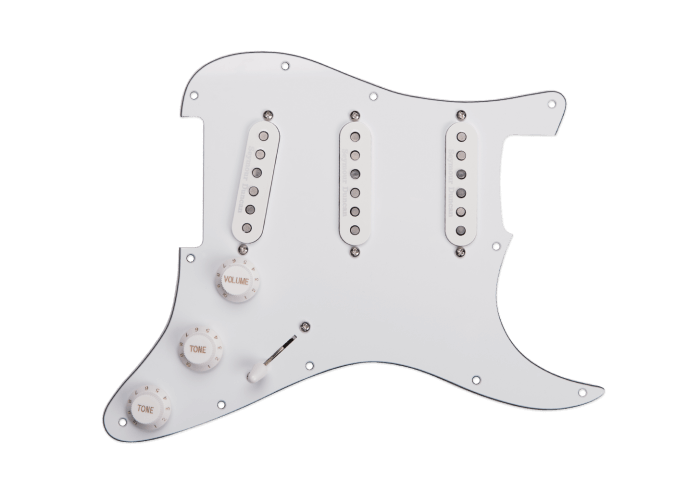 Pickguard Classic w/Liberator Assy White