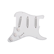 Pickguard Triple Rails White Assy
