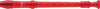 REC-GER/TRD Recorder Plast,Sopr,German,Red