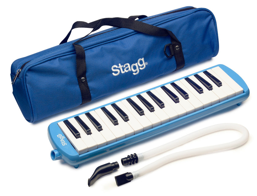 MELOSTA32BL Melodica 32 keys Plastic incl softcase BLUE