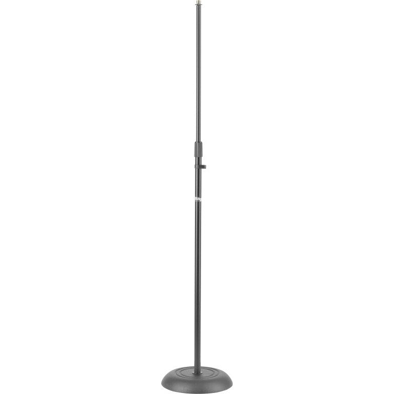 MIS-1120BK Round Base Mic Floor Stand-Bck