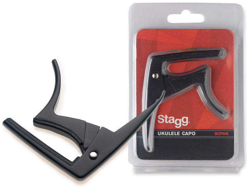 SCPUKBK Ukulele Trigger Capo / Bk