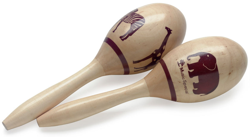 MRW-23AFRICA Wood Maracas,Oval,23cm AFRICA