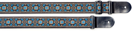 SWO-FLOBLU Woven Nyl.Gt Strap Flower-Blue