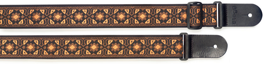 SWO-FLOORN Woven Nyl.Gt Strap Flowr-Orang