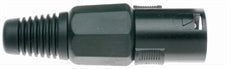 926BKH Xlr Male Pro Plug-Metal Black