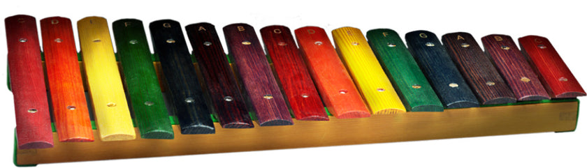 XYLO-J15RB XYLOPHONE 15 KEYS/Rainbow Colors