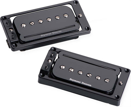 SET P-Rails w/ Flat Triple shot set Black