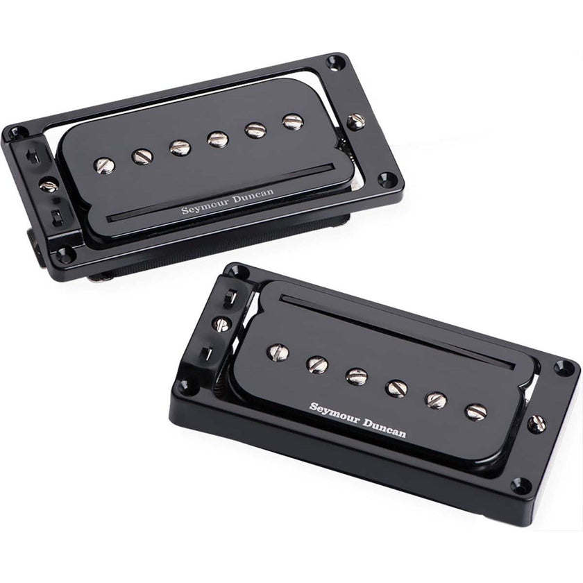 SET P-Rails w/ Flat Triple shot set Black