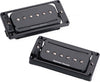 SET P-Rails w/ Flat Triple shot set Black