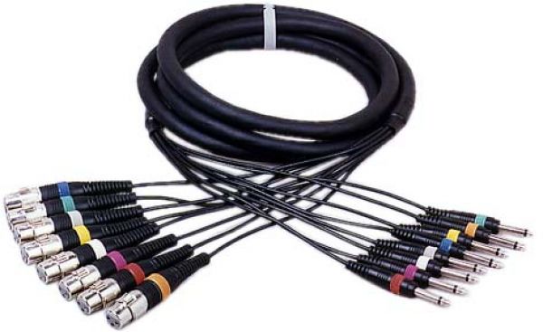 ML-05/8XF8PM Multipiska 8x XLR Hona /tele mono 5meter