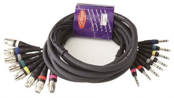 ML-05/8XF8PMSH Multipiska 8x XLR Hona /tele stereo 5meter