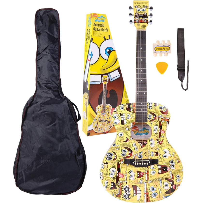 SPONGEBOB ACOUSTIC GUITAR OUTFIT