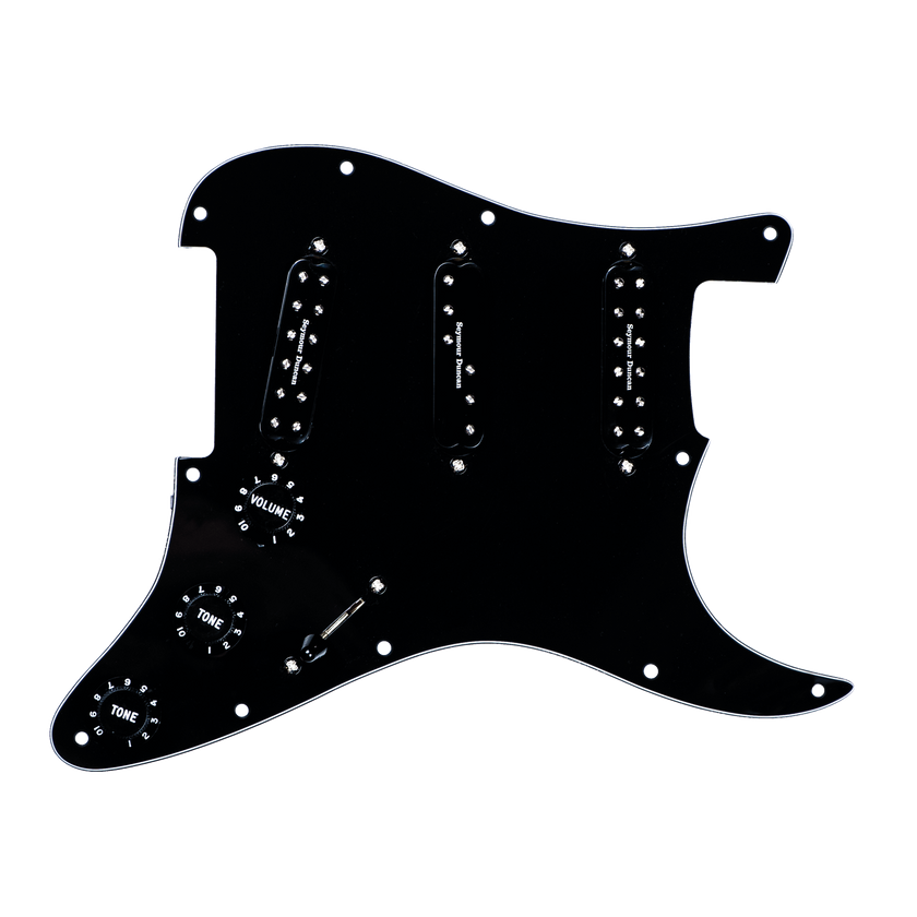 Pickguard  Everything Axe Black w/Liberator