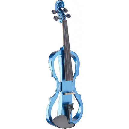 EVNX-4/4MBL Elec.Vln&Hdphone+Softc Metallic Blue