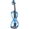 EVNX-4/4MBL Elec.Vln&Hdphone+Softc Metallic Blue