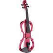 EVNX-4/4MRD Elec.Vln&Hdphone+Softc Metallic Red