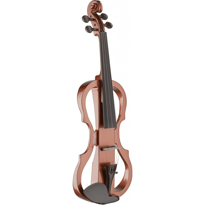 EVNX-4/4VBR Elec.Vln&Hdphone+Softc Violin Brown