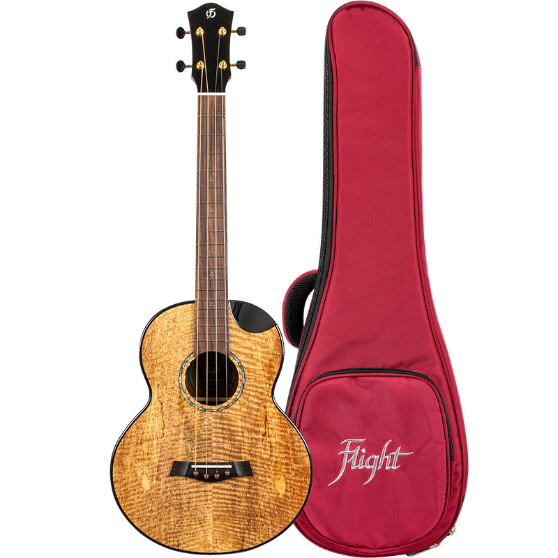 Flight MAIA Baritone EQ-A, Steel string Baritone solid top