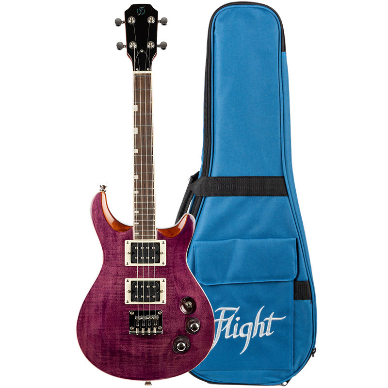 Flight VANGUARD Tenor TPP Electric solid body Transp. Purple