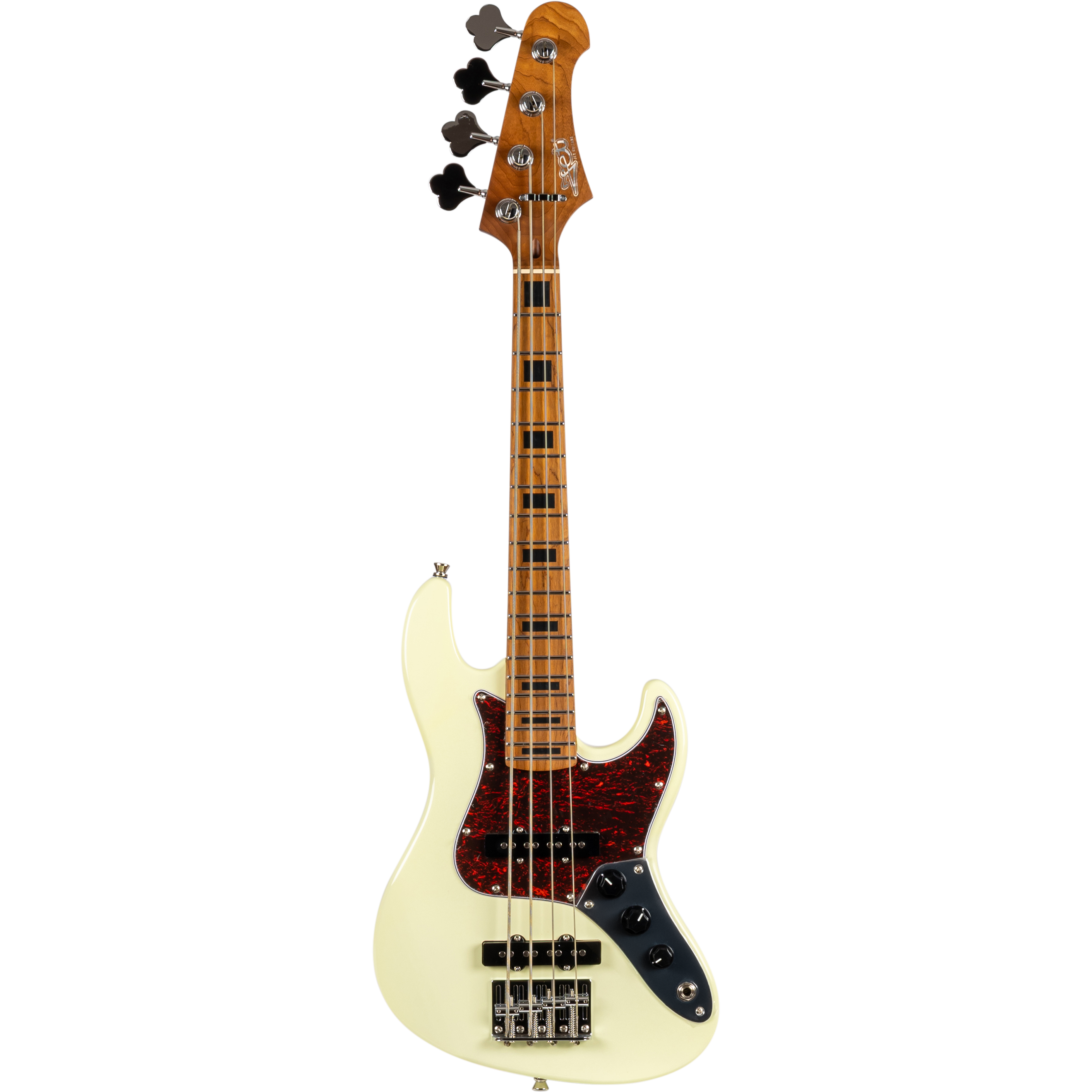 Jet Guitars JB-300 Travel Bass Olympic White 