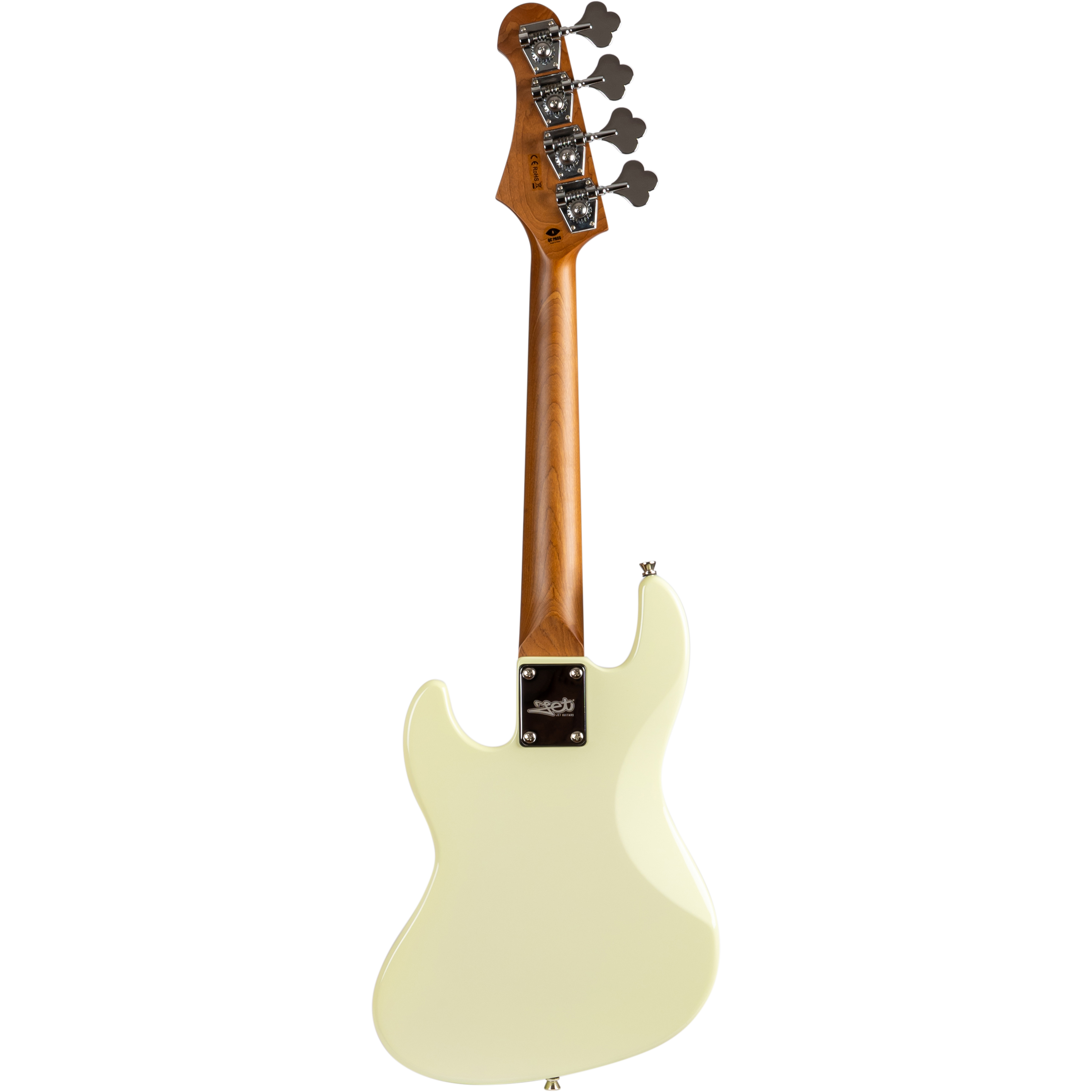 Jet Guitars JB-300 Travel Bass Olympic White 
