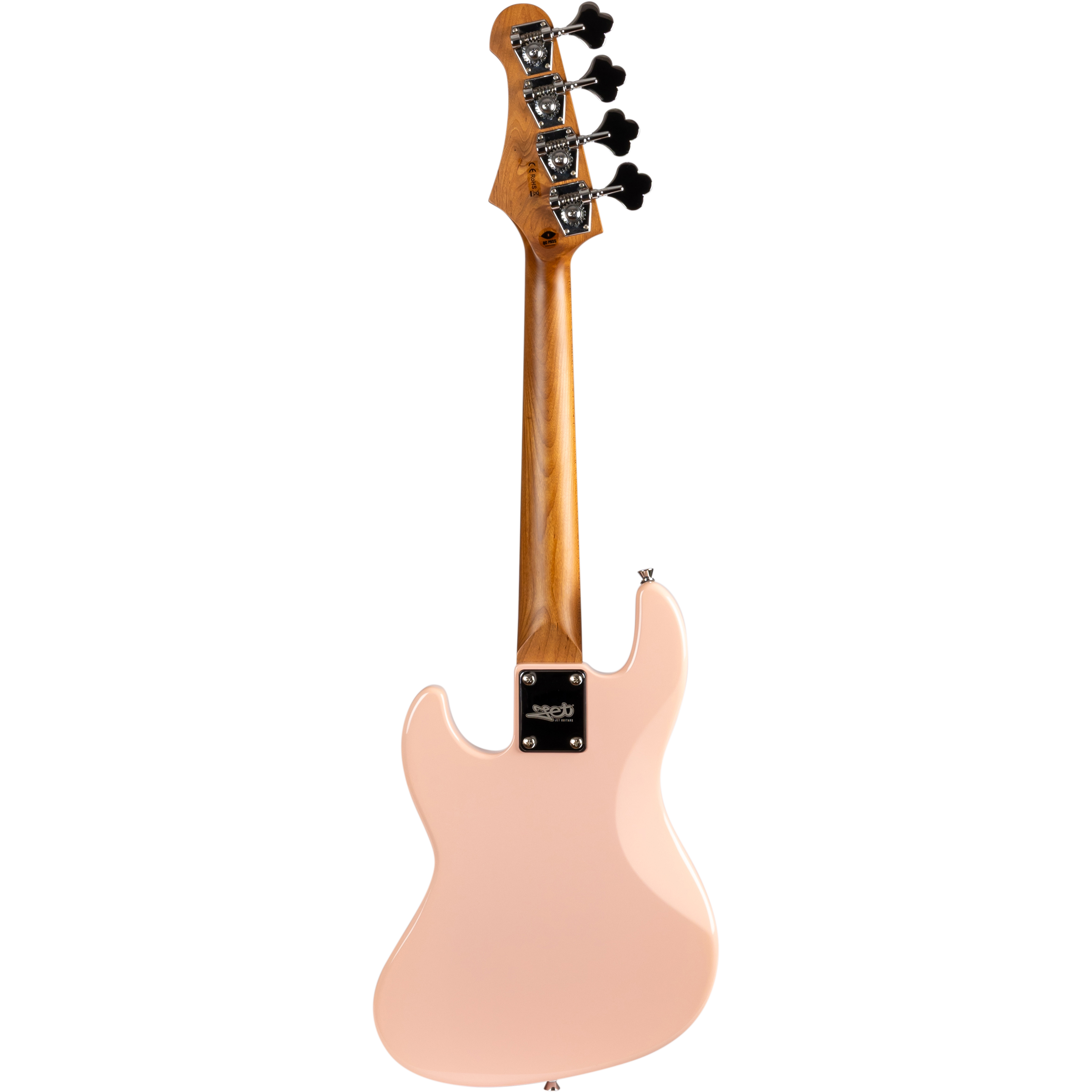 Jet Guitars JB-300 Travel Bass Shell Pink 