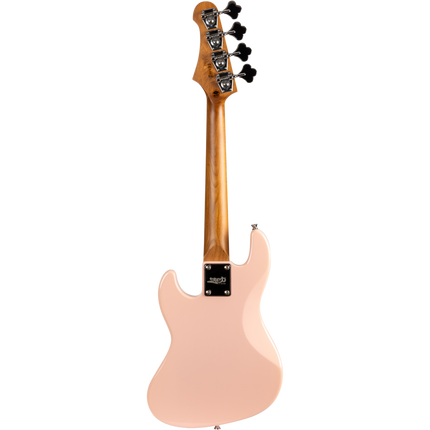 Jet Guitars JB-300 Travel Bass Shell Pink 