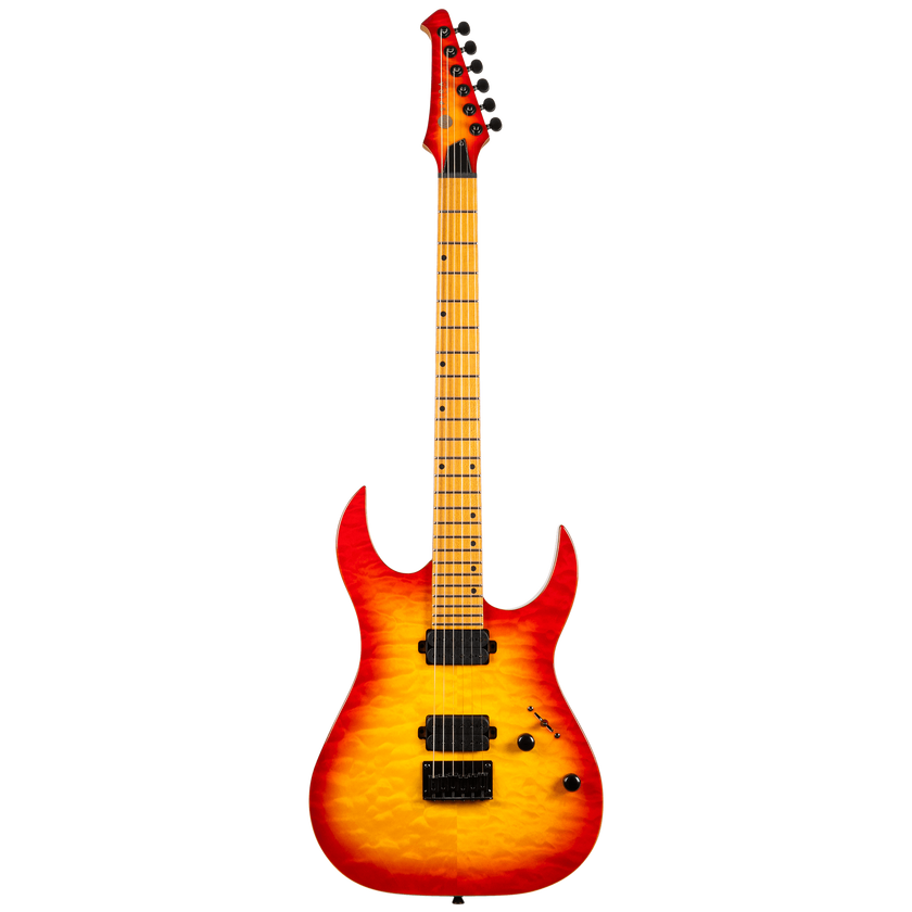 Spira Guitars S-500 QFB Fireburst