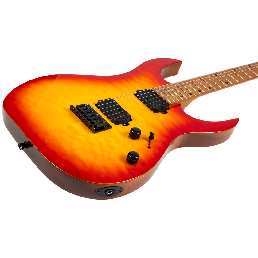 Spira Guitars S-500 QFB Fireburst