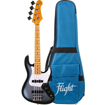 Flight Mini JB Moonburst Electric solid body Silver burst